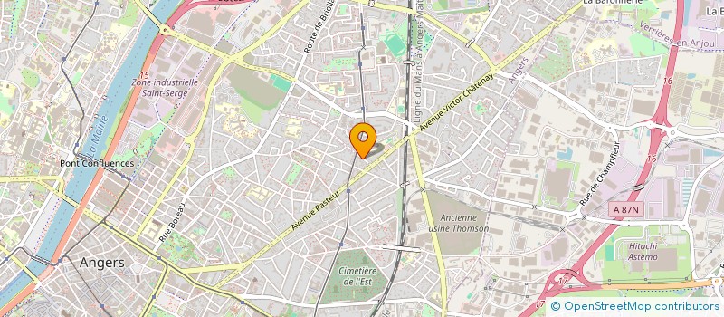 localisation de l'entreprise MADAME FRANCOISE MALARY  ANGERS