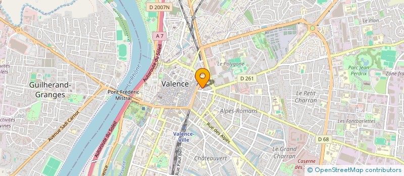 localisation de l'entreprise MADAME FRANCOISE MALFOY à VALENCE