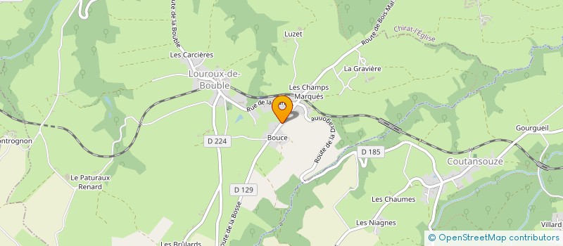 localisation de l'entreprise MADAME FRANCOISE MALTERRE  ECHASSIERES