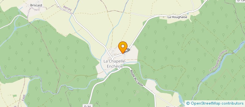 localisation de l'entreprise MADAME FRANCOISE MANCEAU à LA CHAPELLE-ENCHERIE