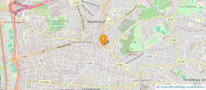 localisation de l'entreprise MADAME FRANCOISE MAPITA BOUNYA PRISO à MONTREUIL