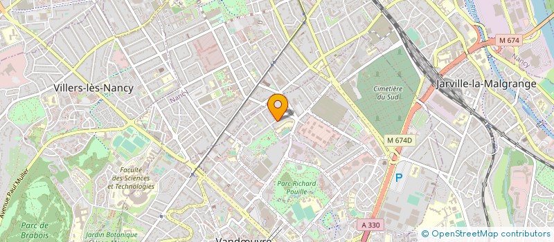 localisation de l'entreprise MADAME FRANCOISE MARCHAL  VANDOEUVRE LES NANCY