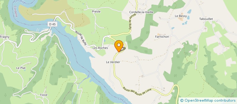 localisation de l'entreprise MADAME FRANCOISE MARCHAND  CORDELLE