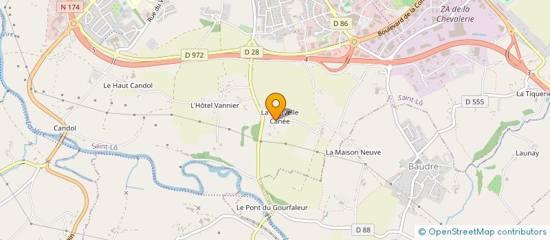 localisation de l'entreprise MADAME FRANCOISE MARIE à SAINT-LO