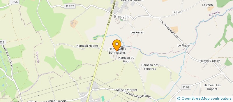 localisation de l'entreprise MADAME FRANCOISE MARIE  BREUVILLE