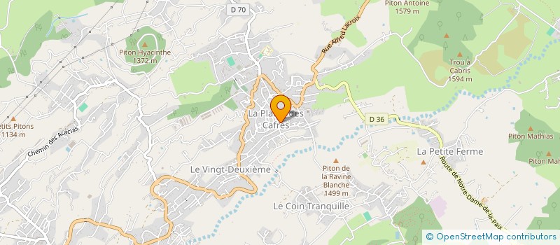 localisation de l'entreprise MADAME FRANCOISE MARIE HOARAU  LE TAMPON