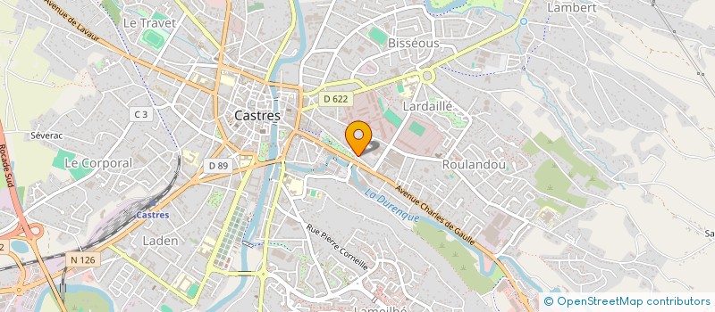 localisation de l'entreprise MADAME FRANCOISE-MARIE RABOUIN à CASTRES