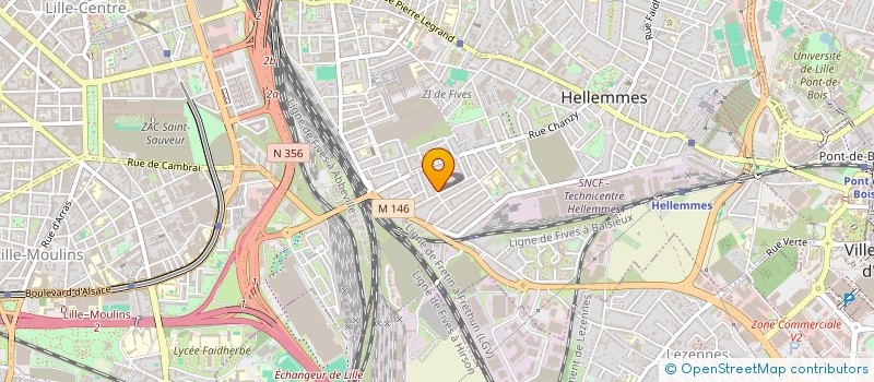 localisation de l'entreprise MADAME FRANCOISE MARIN  LILLE