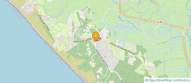 localisation de l'entreprise MADAME FRANCOISE MAROLLEAU à SAINT-HILAIRE-DE-RIEZ