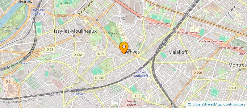 localisation de l'entreprise MADAME FRANCOISE MARSAN à VANVES