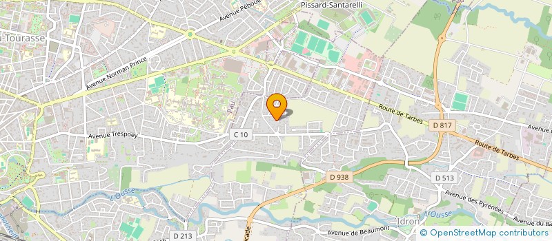 localisation de l'entreprise MADAME FRANCOISE MARTHE  BIZANOS