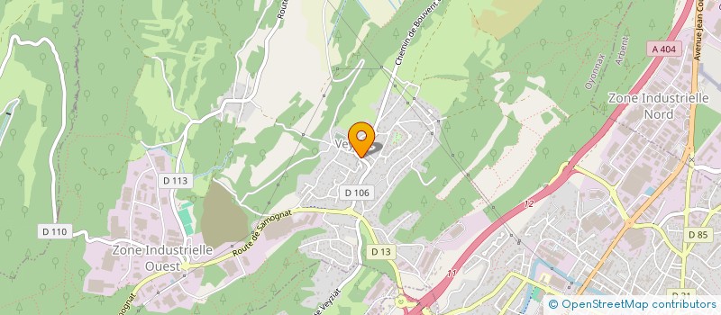 localisation de l'entreprise MADAME FRANCOISE MARTHOUD à OYONNAX