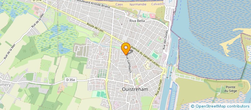 localisation de l'entreprise MADAME FRANCOISE MARTIN  OUISTREHAM