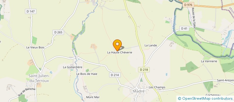 localisation de l'entreprise MADAME FRANCOISE MARTIN à MADRE