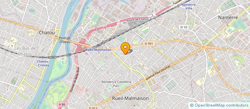 localisation de l'entreprise MADAME FRANCOISE MARTIN à RUEIL-MALMAISON
