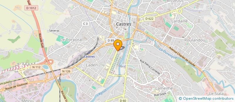 localisation de l'entreprise MADAME FRANCOISE MARTIN à CASTRES
