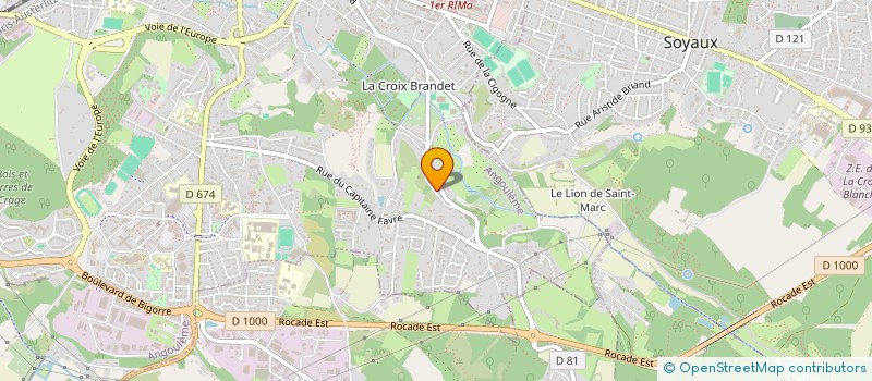 localisation de l'entreprise MADAME FRANCOISE MARTIN à ANGOULEME