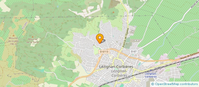 localisation de l'entreprise MADAME FRANCOISE MARTINEAU à LEZIGNAN-CORBIERES