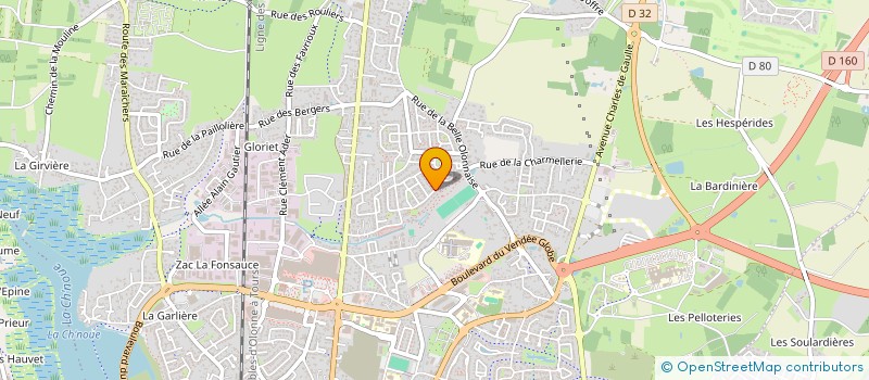 localisation de l'entreprise MADAME FRANCOISE MARTINEAU  LES SABLES D'OLONNE