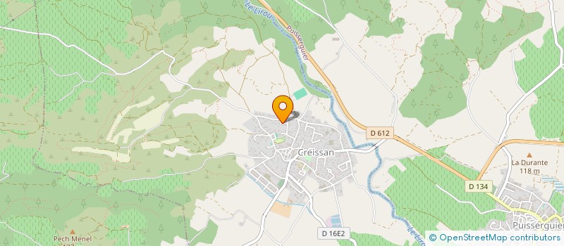 localisation de l'entreprise MADAME FRANCOISE MARTY  CREISSAN