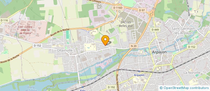 localisation de l'entreprise MADAME FRANCOISE MARY  OLLAINVILLE