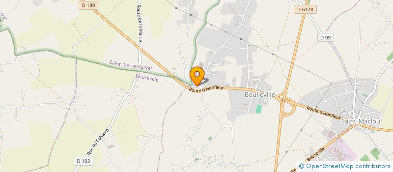 localisation de l'entreprise MADAME FRANCOISE-MARY BUNEL  SAINT-PIERRE-DU-VAL