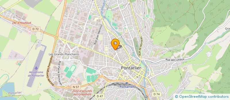 localisation de l'entreprise MADAME FRANCOISE MASSART  PONTARLIER