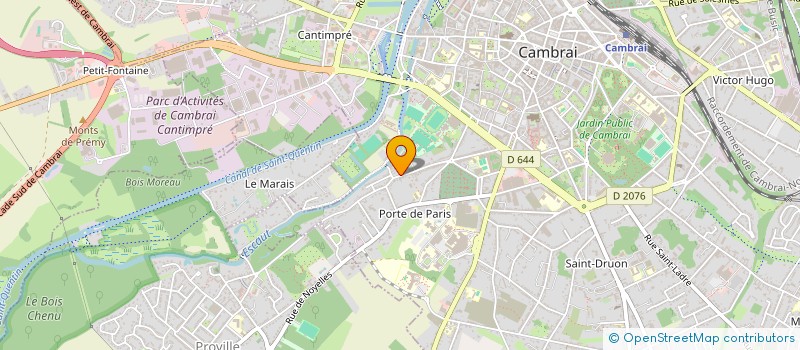 localisation de l'entreprise MADAME FRANCOISE MASSIN  CAMBRAI