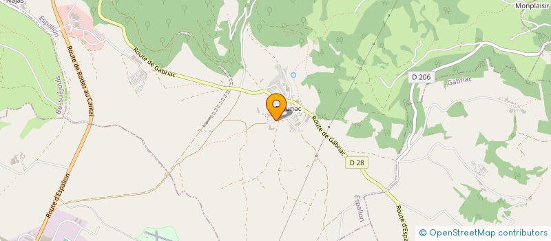 localisation de l'entreprise MADAME FRANCOISE MATHAT  SAINT COME D'OLT