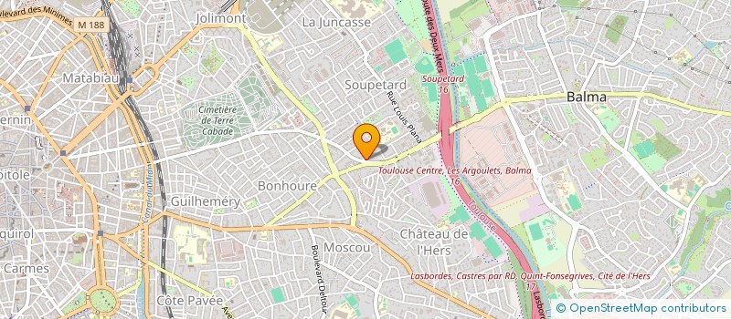 localisation de l'entreprise MADAME FRANCOISE MATHIEU à TOULOUSE