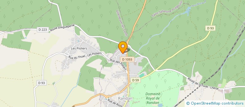 localisation de l'entreprise MADAME FRANCOISE MATHILLON  RANDAN