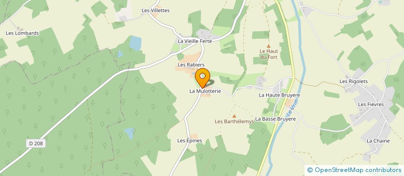 localisation de l'entreprise MADAME FRANCOISE MAUBOUSSIN à LA FERTE-LOUPIERE