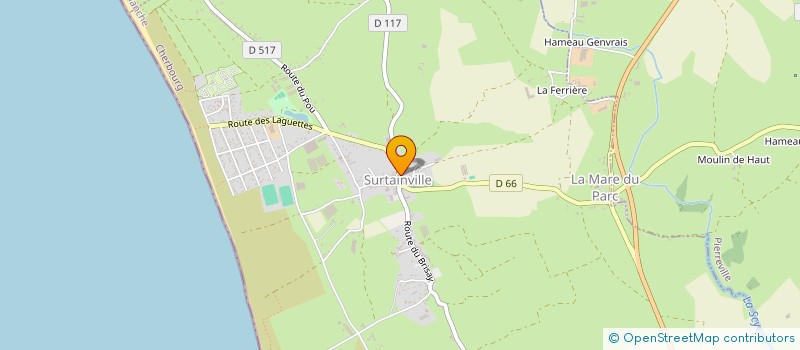 localisation de l'entreprise MADAME FRANCOISE MAUGER à LES MOITIERS D'ALLONNE