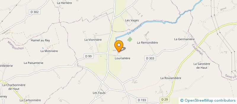 localisation de l'entreprise MADAME FRANCOISE MAUGER  CERISY-LA-SALLE