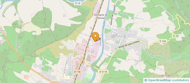 localisation de l'entreprise MADAME FRANCOISE MAURA à LIMOUX