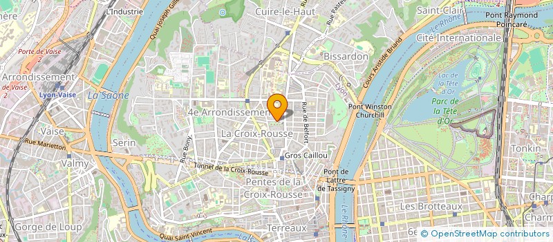 localisation de l'entreprise MADAME FRANCOISE MAUREL à LYON