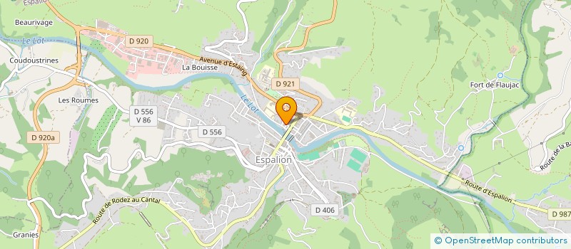 localisation de l'entreprise MADAME FRANCOISE MAUREL  ESPALION