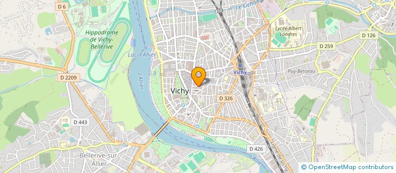 localisation de l'entreprise MADAME FRANCOISE MAURIERAS à VICHY