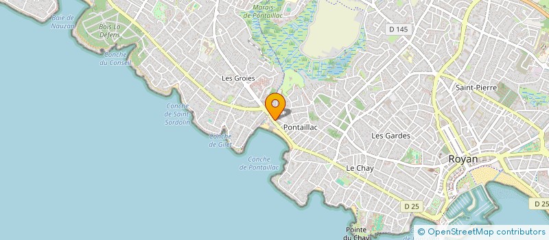 localisation de l'entreprise MADAME FRANCOISE MAZE  ROYAN