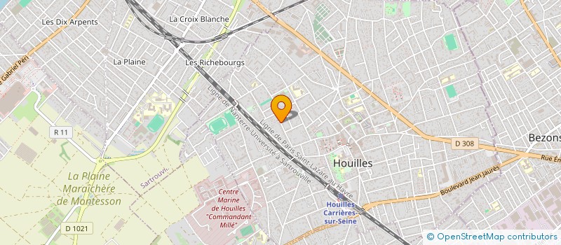 localisation de l'entreprise MADAME FRANCOISE MEL  HOUILLES