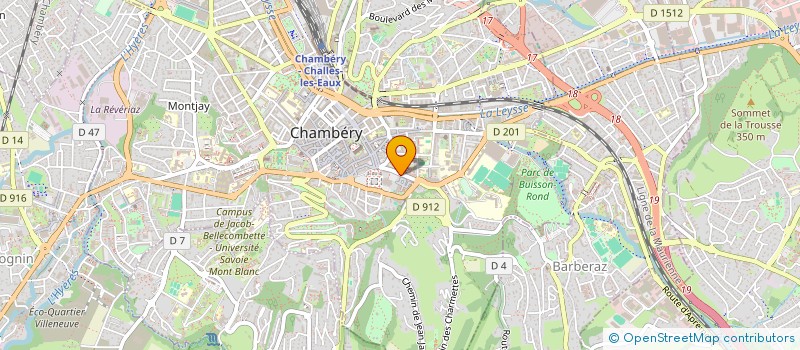 localisation de l'entreprise MADAME FRANCOISE MENARD  CHAMBERY