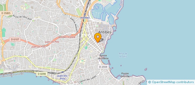 localisation de l'entreprise MADAME FRANCOISE MENTA  ANTIBES