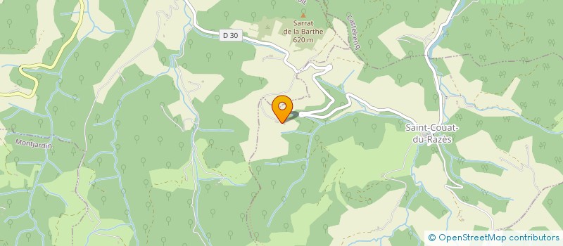 localisation de l'entreprise MADAME FRANCOISE MERIT  SAINT-COUAT-DU-RAZES
