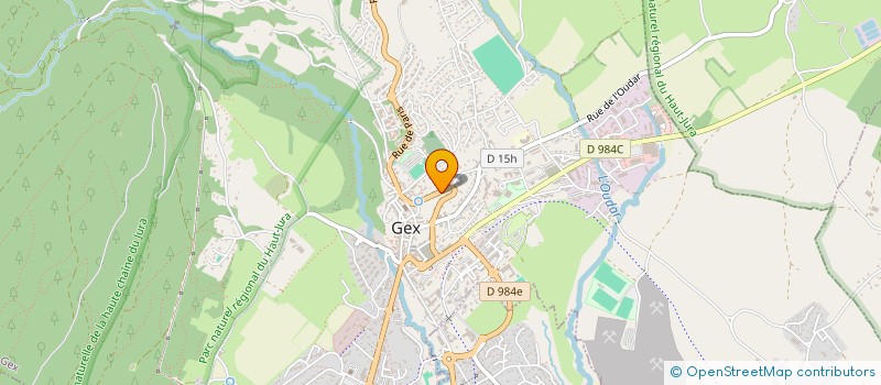 localisation de l'entreprise MADAME FRANCOISE METRAL  GEX