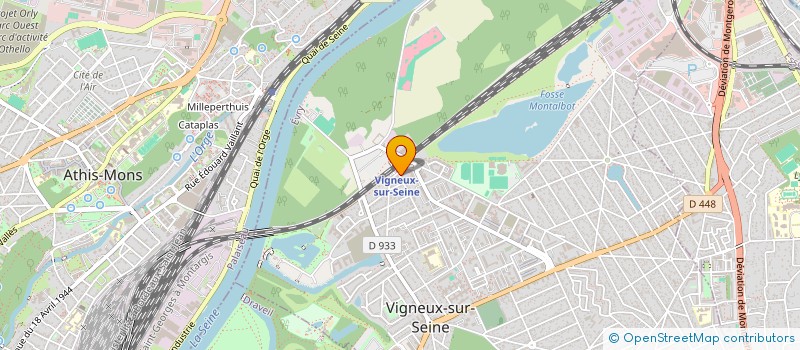 localisation de l'entreprise MADAME FRANCOISE MEYNADIER à VIGNEUX SUR SEINE
