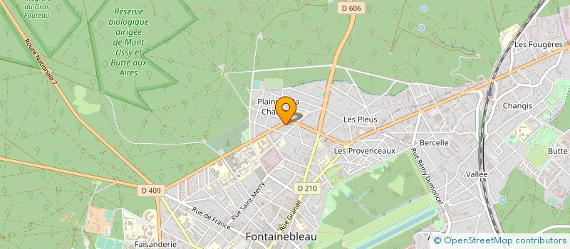 localisation de l'entreprise MADAME FRANCOISE MEZIERES à FONTAINEBLEAU