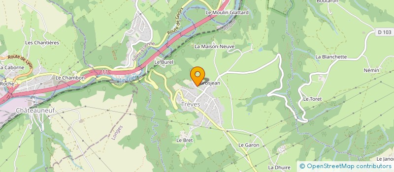 localisation de l'entreprise MADAME FRANCOISE MICARD  TREVES