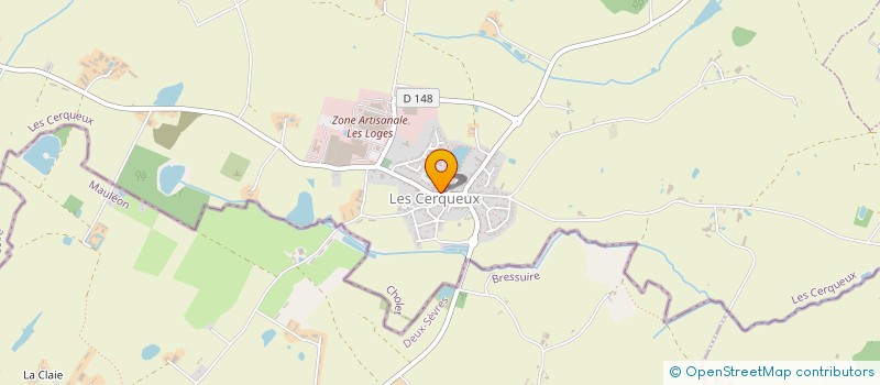 localisation de l'entreprise MADAME FRANCOISE MICHAUD  LES CERQUEUX