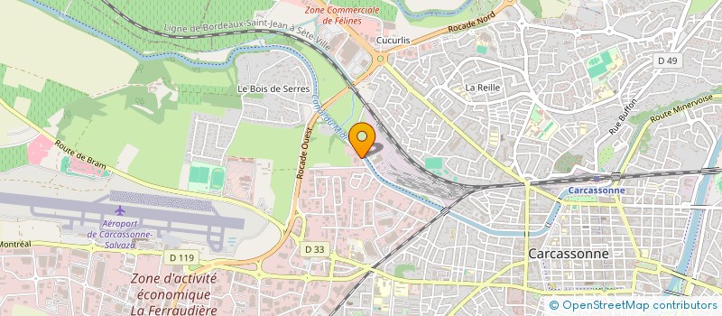 localisation de l'entreprise MADAME FRANCOISE MILLET  CARCASSONNE