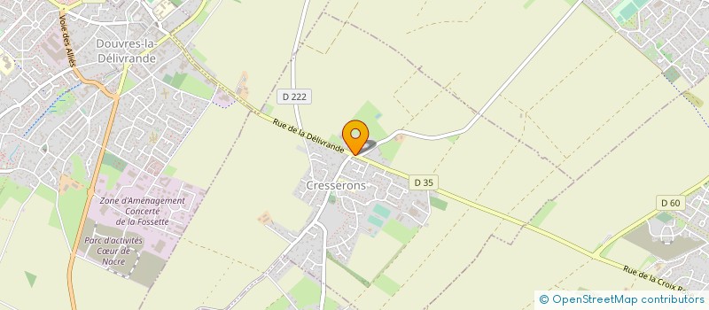 localisation de l'entreprise MADAME FRANCOISE MIZON  CRESSERONS